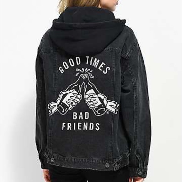 shearling lined denim jacket